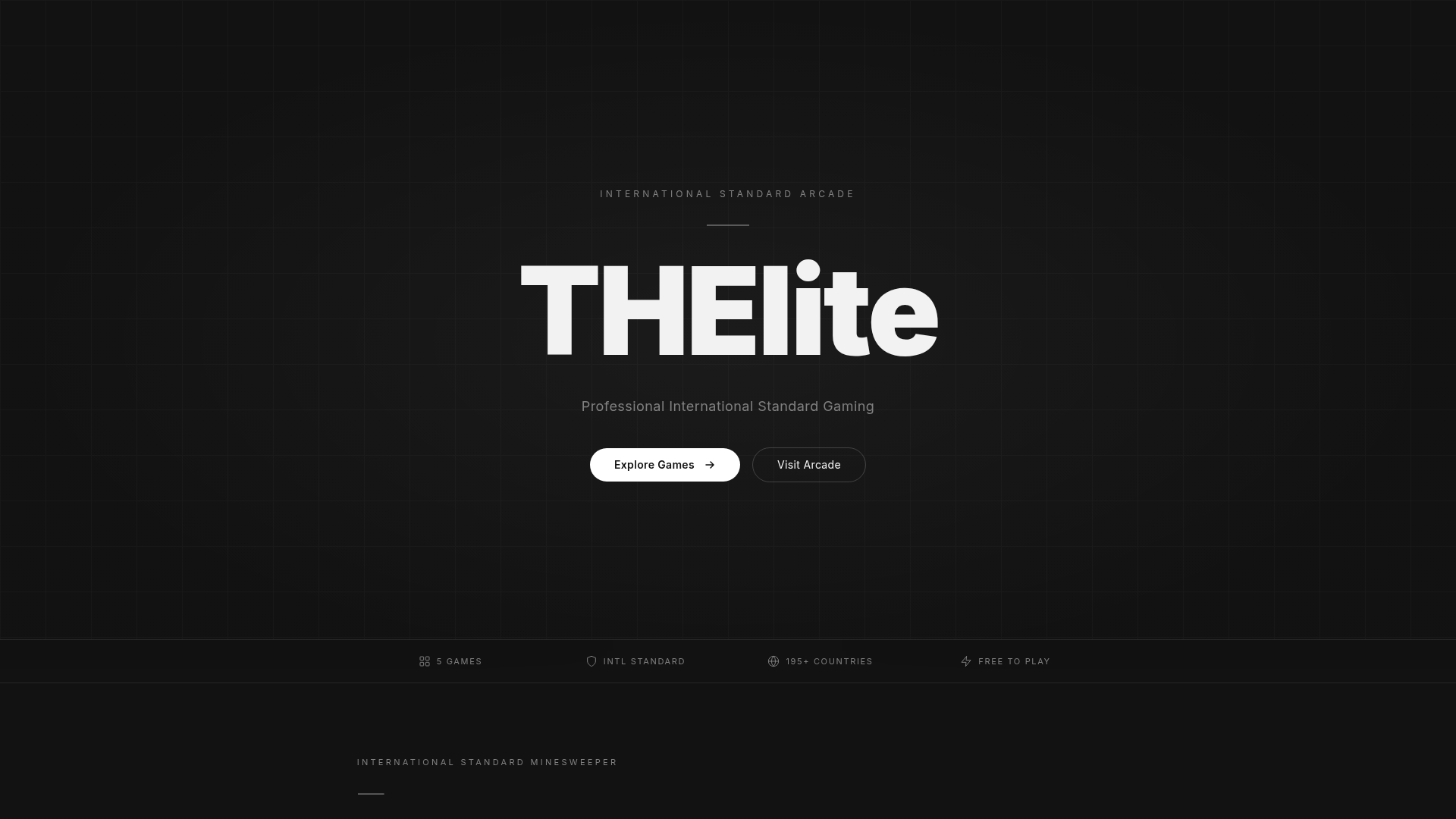 THEArcade — international standard arcade
