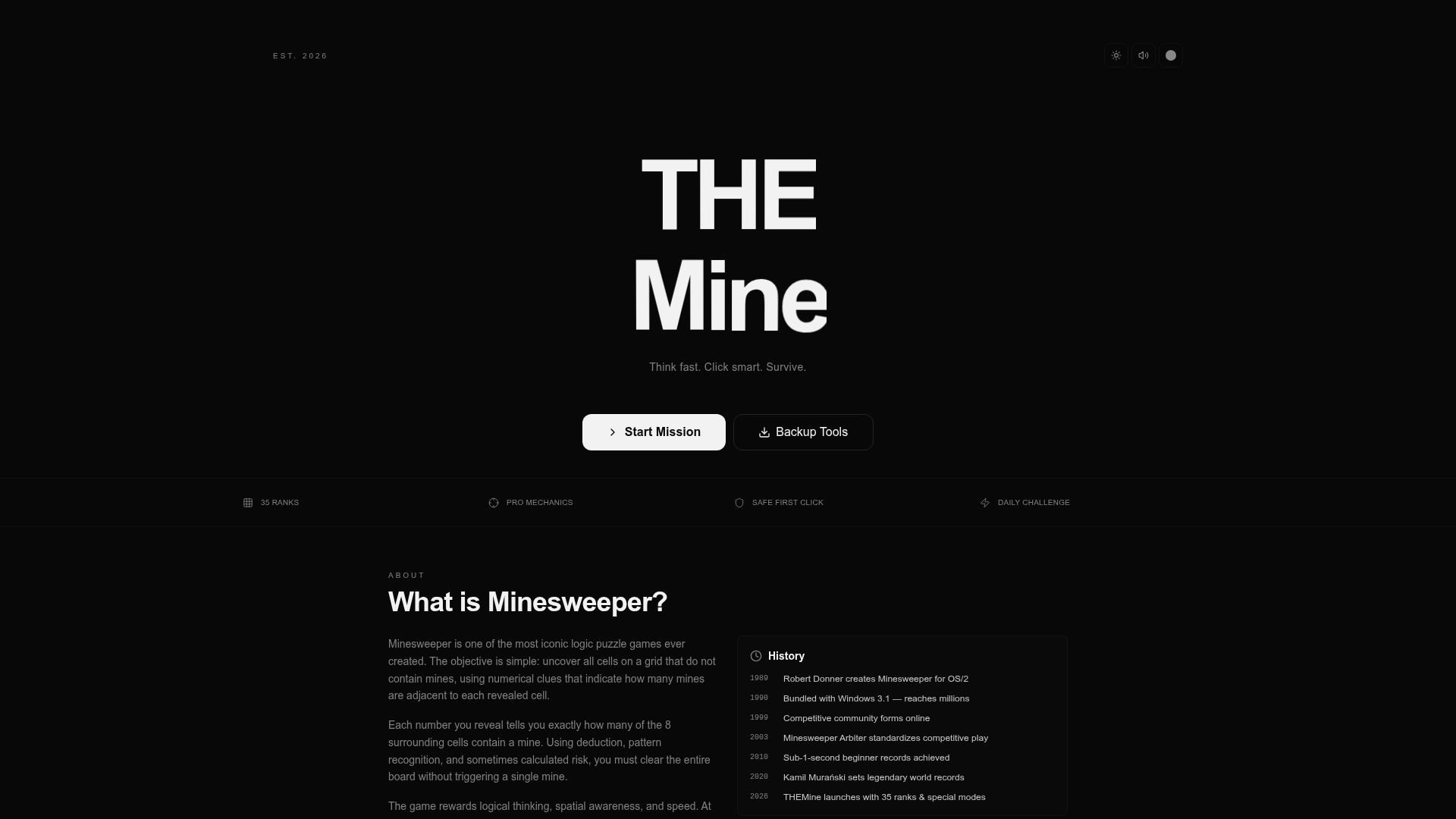 THEMine preview